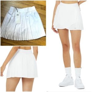 ALO Aces Tennis Skirt - White XS